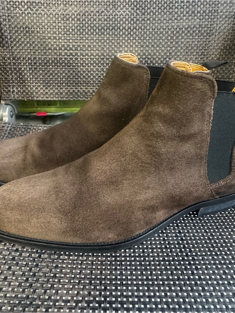 Aldo Men's Dark Brown Suede Chelsea Boots